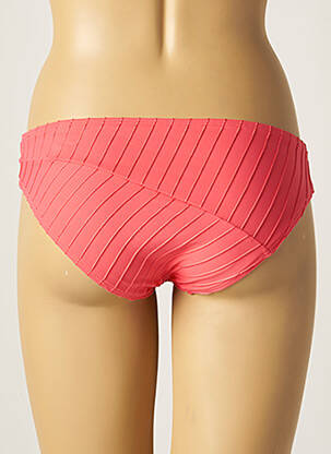 Bas de maillot de bain micro fibres culotte rose LOU femme