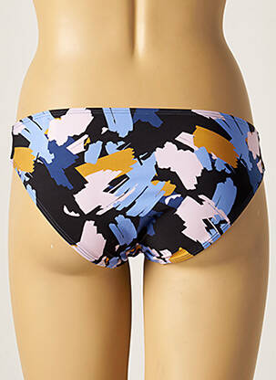 Bas de maillot de bain micro fibres culotte bleu LOU femme
