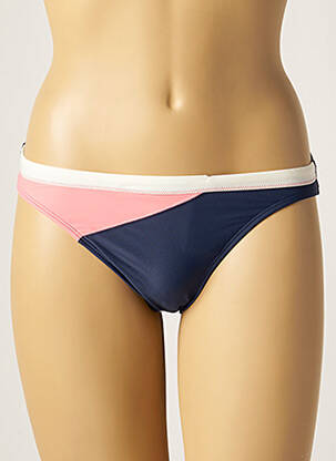 Bas de maillot de bain micro fibres culotte bleu VARIANCE femme