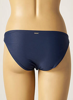 Bas de maillot de bain micro fibres culotte bleu VARIANCE femme