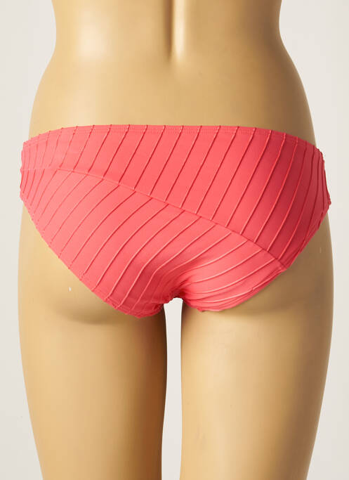 Bas de maillot de bain micro fibres culotte rose LOU femme