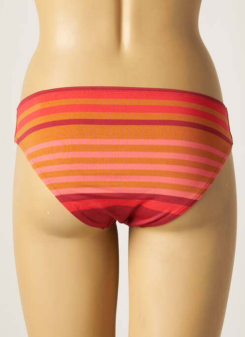 Bas de maillot de bain orange LOU pour femme