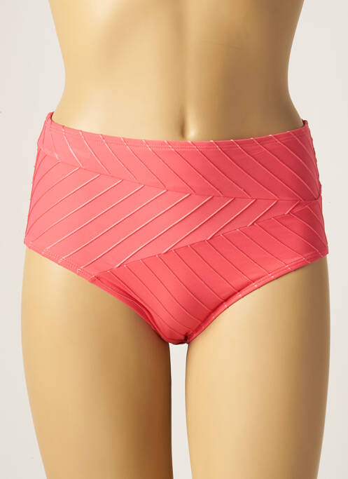 Bas de maillot de bain rose LOU pour femme