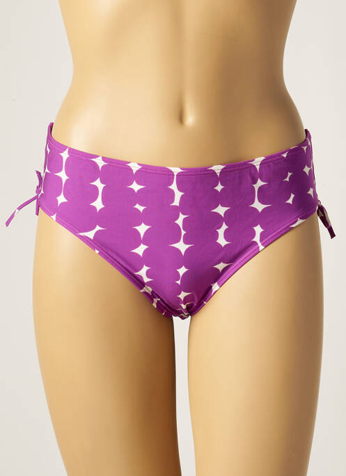 Bas de maillot de bain violet LOU pour femme