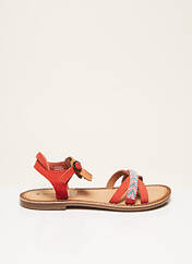 Sandales/Nu pieds orange KICKERS pour fille seconde vue