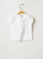 T-shirt blanc PETIT BATEAU pour fille seconde vue