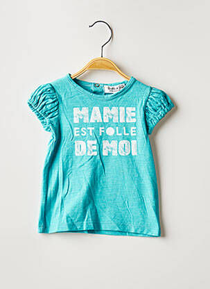 T-shirt bleu BULLE DE BB pour fille