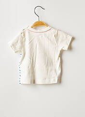 T-shirt blanc PETIT BATEAU pour garçon seconde vue
