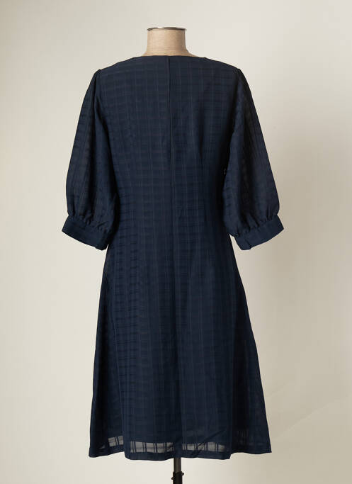 Robe mi-longue bleu ICHI pour femme