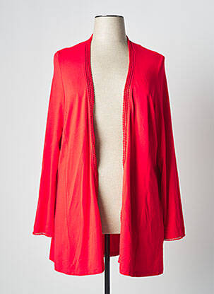 Veste casual rouge CHALOU pour femme