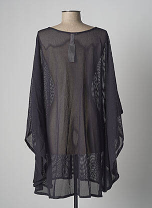 Robe de plage fermeture liens à nouer noir VANITY FAIR femme