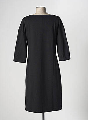 Robe mi-longue manches 3/4 manches 3/4 gris LA FEE MARABOUTEE femme