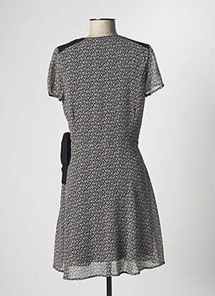Robe courte manches courtes manches courtes gris IKKS femme