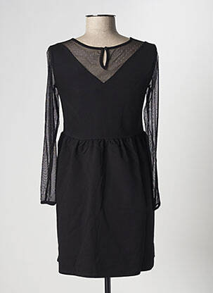 Robe courte manches longues manches longues noir IKKS femme