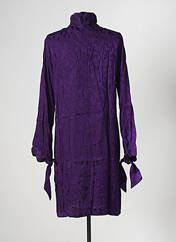 Robe mi-longue violet LA FEE MARABOUTEE pour femme seconde vue