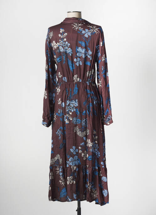 Robe longue marron LA FEE MARABOUTEE pour femme
