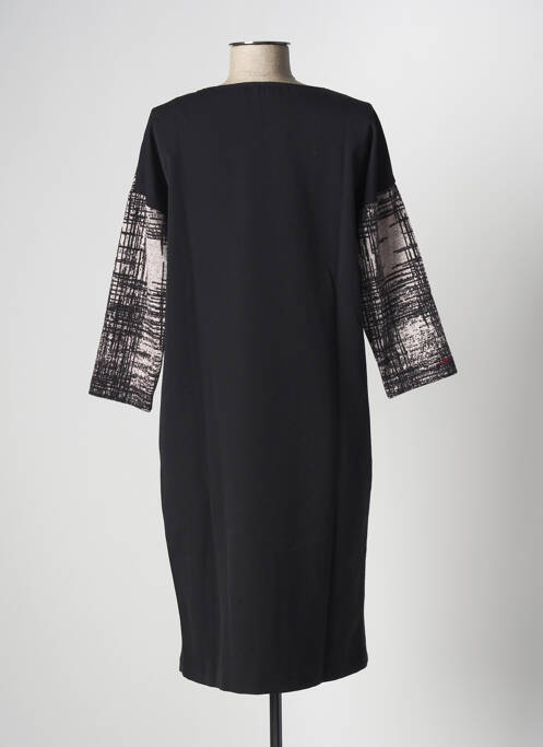 Robe mi-longue noir LA FEE MARABOUTEE pour femme