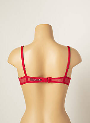 Soutien-gorge légère et transparente haut soutien-gorge moulé rouge IMPLICITE femme