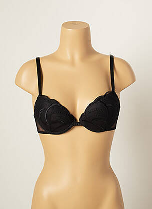 Soutien-gorge légère et transparente haut soutien-gorge moulé noir IMPLICITE femme
