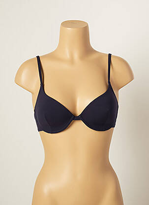 Haut de maillot de bain stretch haut soutien-gorge moulé bleu VANITY FAIR femme