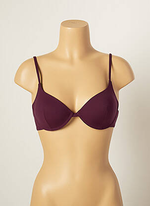 Haut de maillot de bain stretch haut soutien-gorge moulé violet VANITY FAIR femme