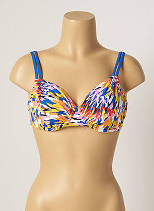 Haut de maillot de bain haut soutien-gorge emboitant haut soutien-gorge emboitant bleu BESTFORM femme