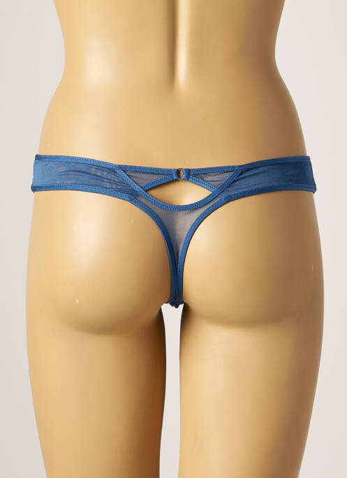 Tanga bleu IMPLICITE femme
