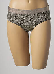 Bas de maillot de bain imprimé fantaisie culotte jaune VANITY FAIR femme