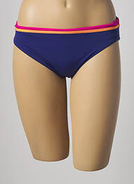 Bas de maillot de bain micro fibres culotte bleu BELCOR femme