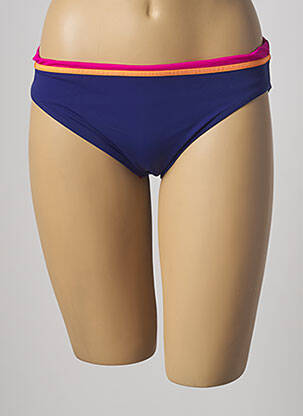 Bas de maillot de bain micro fibres culotte bleu BELCOR femme