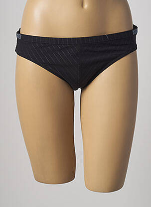 Bas de maillot de bain imprimé rayures culotte noir VANITY FAIR femme
