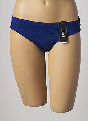 Bas de maillot de bain micro fibres culotte bleu LOU femme