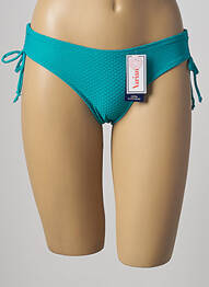 Bas de maillot de bain fermeture liens à nouer culotte vert VARIANCE femme