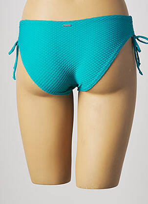 Bas de maillot de bain tissage texturé culotte vert VARIANCE femme