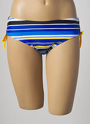 Bas de maillot de bain micro fibres culotte bleu BESTFORM femme