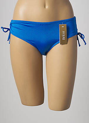 Bas de maillot de bain imprimé fantaisie culotte bleu BELCOR femme