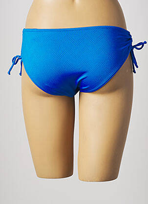 Bas de maillot de bain imprimé fantaisie culotte bleu BELCOR femme