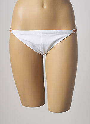 Bas de maillot de bain micro fibres culotte blanc VANITY FAIR femme