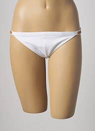 Bas de maillot de bain imprimé rayures culotte blanc VANITY FAIR femme