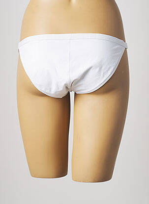 Bas de maillot de bain imprimé rayures culotte blanc VANITY FAIR femme