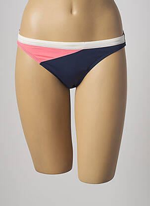 Bas de maillot de bain imprimé fantaisie culotte bleu VARIANCE femme