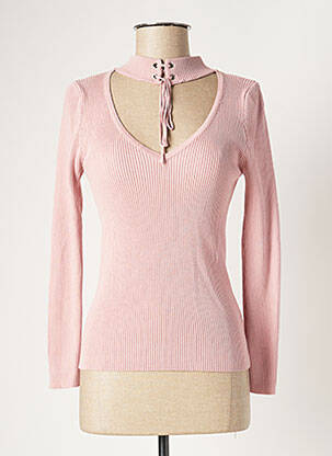 Pull rose BISOU'S PROJECT pour femme