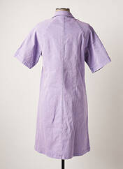 Robe courte violet ICHI pour femme seconde vue