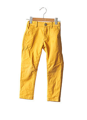 Pantalon chino jaune LA HALLE pour garçon