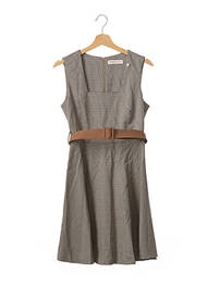 Robe courte sans manche sans manche beige RINASCIMENTO femme
