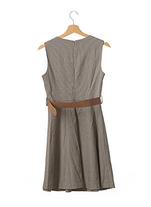 Robe courte sans manche sans manche beige RINASCIMENTO femme