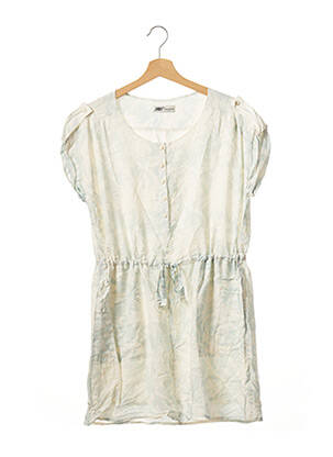 Robe courte manches courtes manches courtes bleu NEW MAN femme