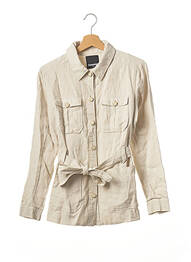 Veste casual finition intérieure doublée gris SINEQUANONE femme