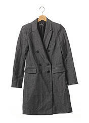 Manteau long gris REIKO pour femme seconde vue