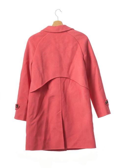 Manteau court rose IDANO pour femme